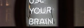 Use Your Brain sign